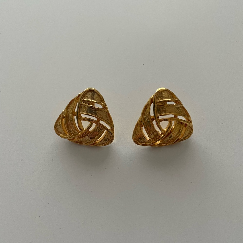Vintage Triangle Earrings